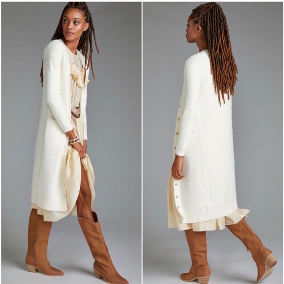 Pilcro Classic Longline Cardigan Size Large - Picture 1 of 12